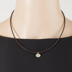 Oval Bezel Pendant Necklace