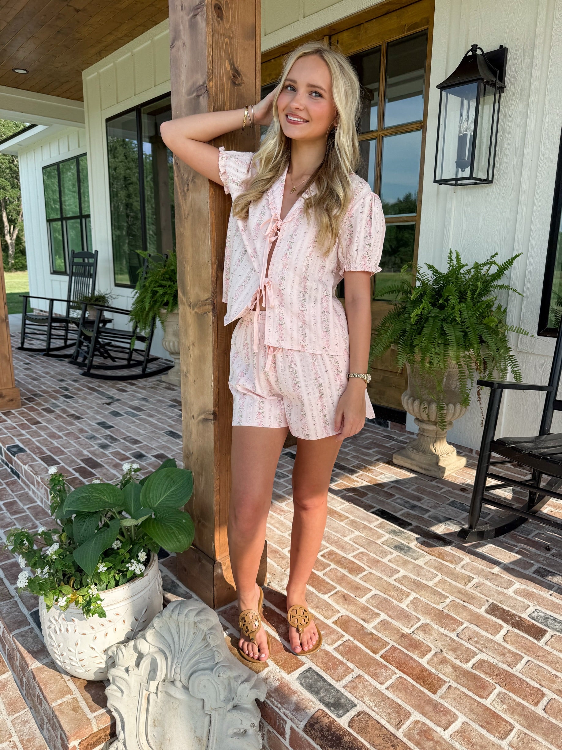 The Ellie Floral Two Piece Set