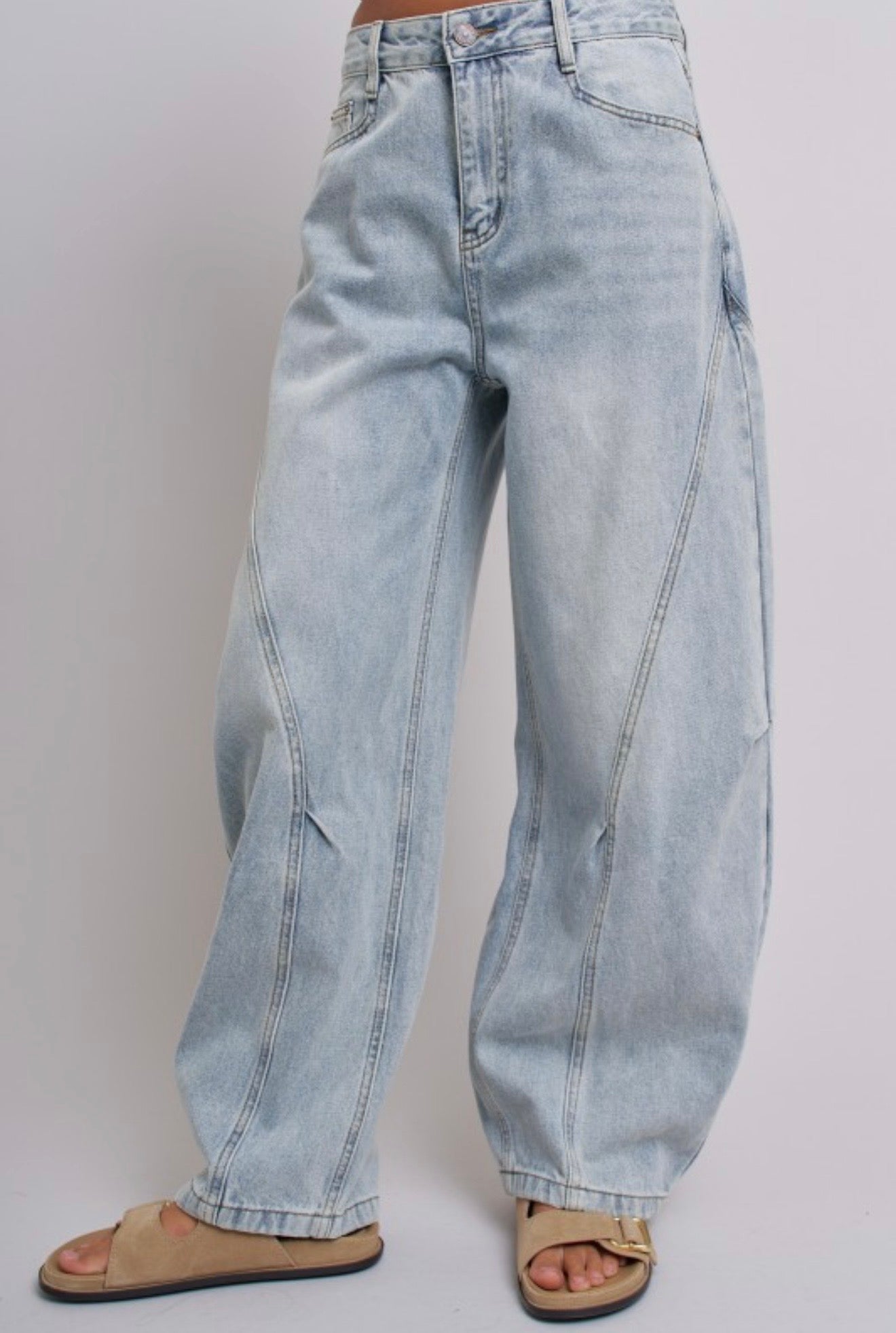 The Presley Barrel Jean
