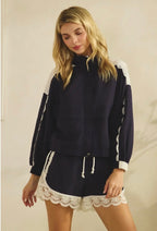 Navy Track Jacket