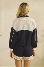 Navy Track Jacket