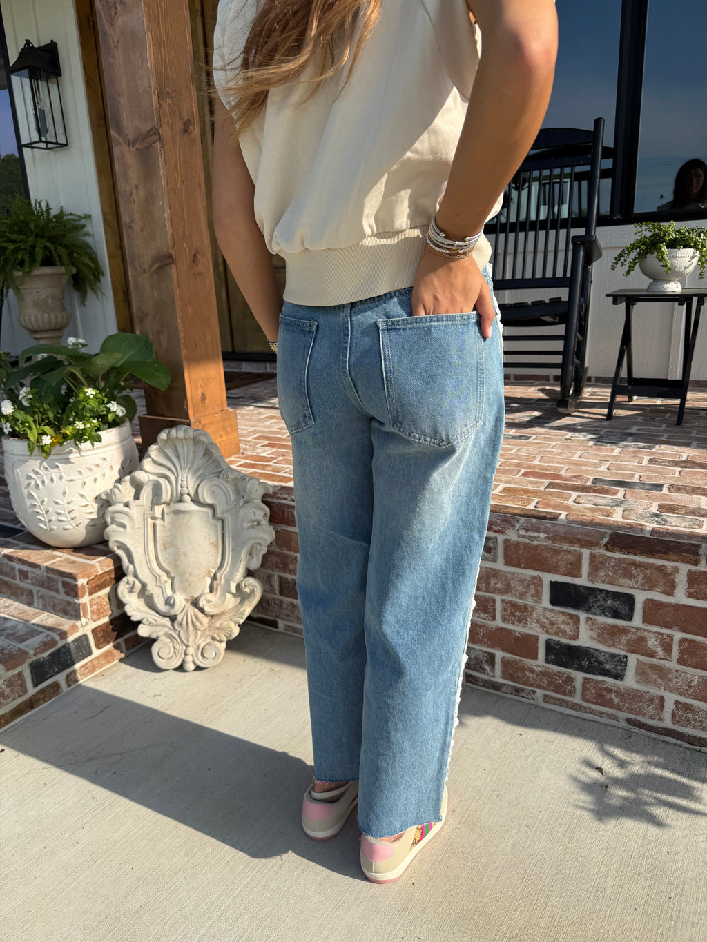 The Lainey Barrel Denim Pant