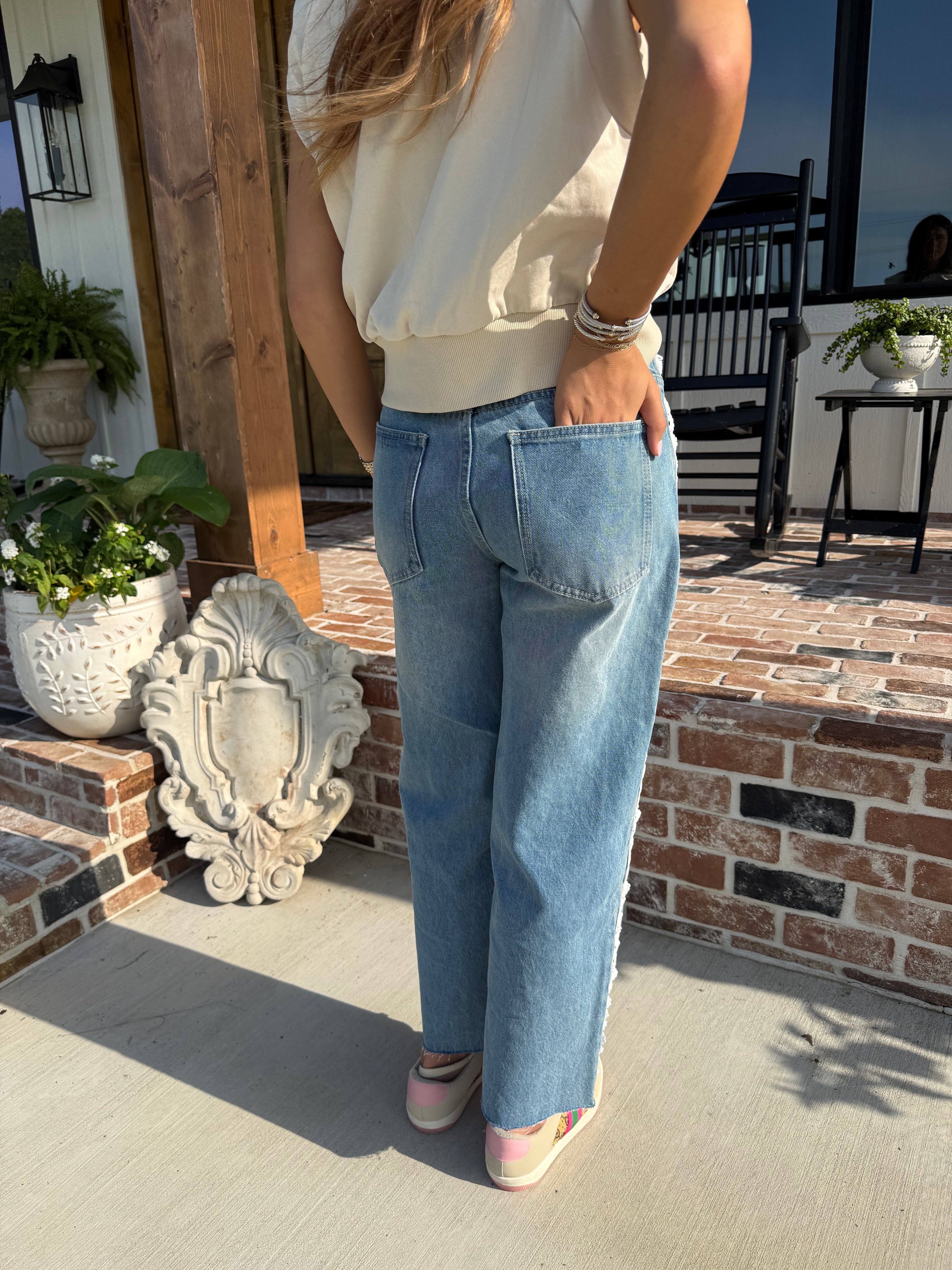 The Lainey Barrel Denim Pant