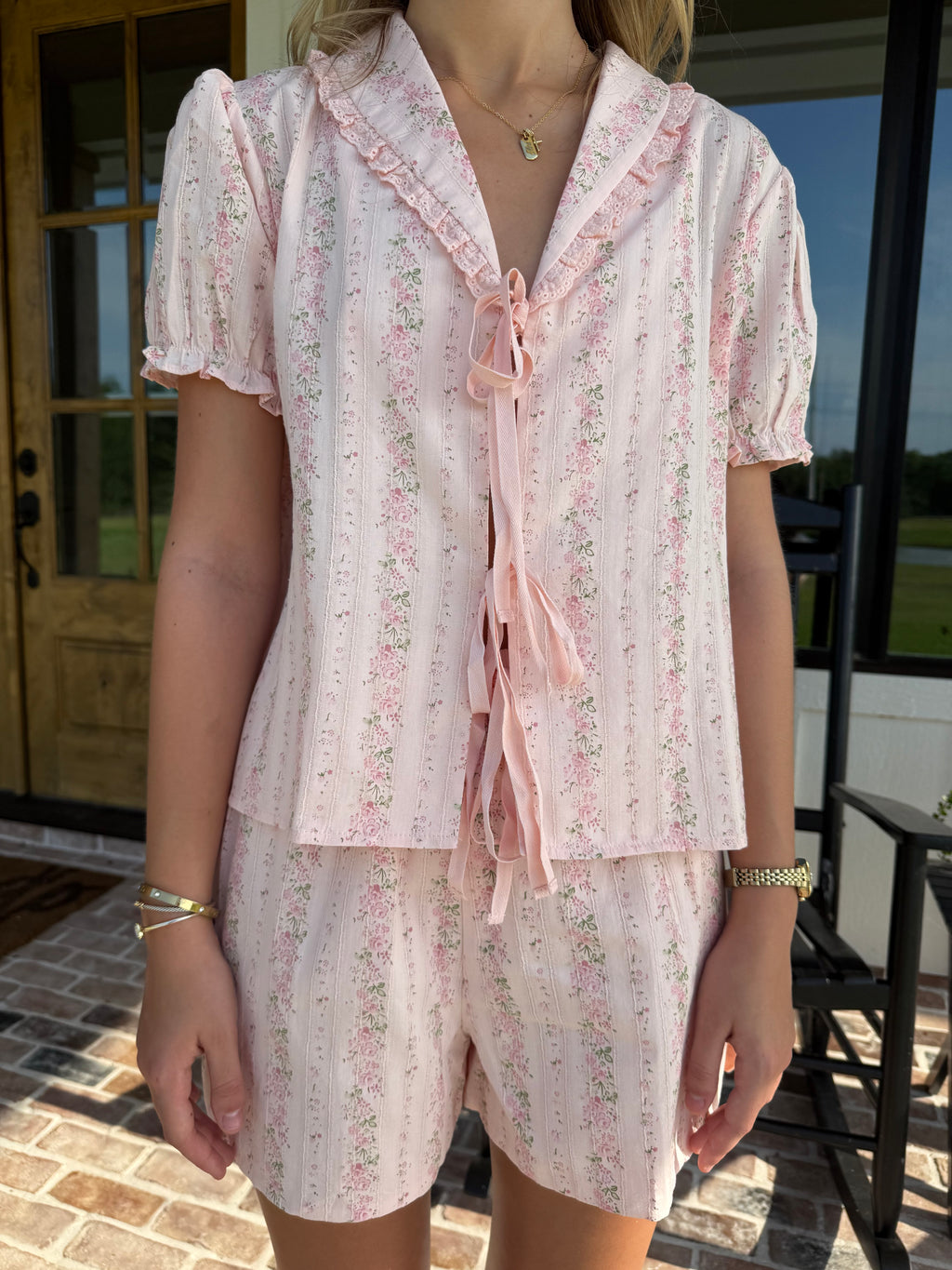 The Ellie Floral Two Piece Set