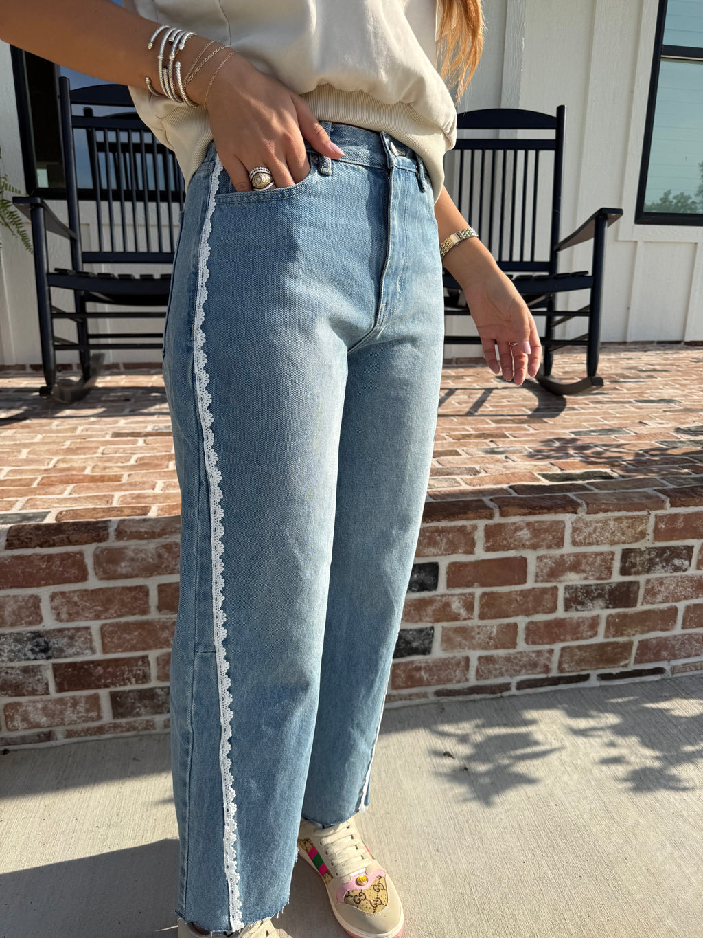 The Lainey Barrel Denim Pant