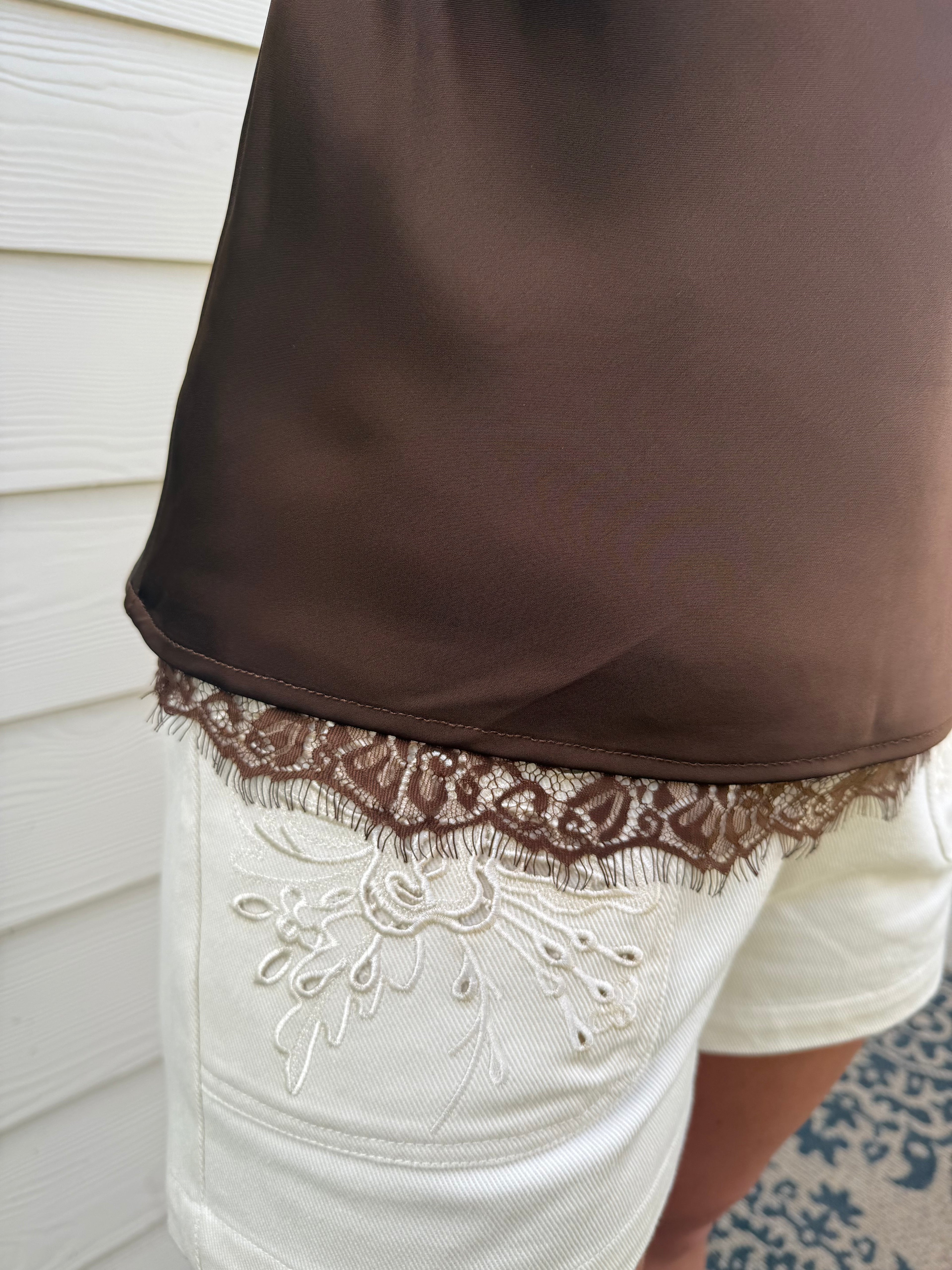 The Terra Embroidered Shorts