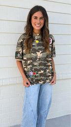 Oversized Camo Tee